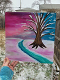 Icy Morning Painting